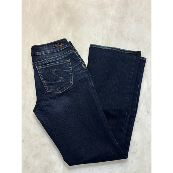 Silver Jeans Co. Denim - Silver Jeans Suki Mid Rise Bootcut Dark Wash Denim L9916SAL482 W29 L32 Mens